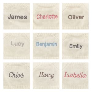 Blossom Bea Beige Bunny with Personalised Cream Jumper