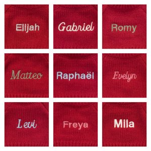 Bashful Tulip Pink Bunny with Personalised Red Jumper