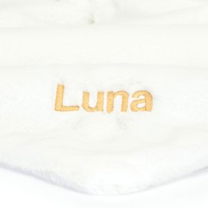 Personalised Bashful Luxe Bunny Luna Soother
