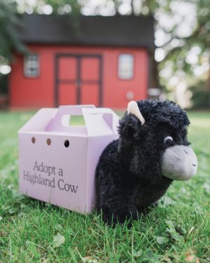 Black Highland Cow Plushie